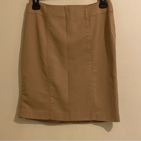 Talbots Size 8 Wool Blend Pencil Skirt Brown Back Zipper Lining - Picture 1 of 10